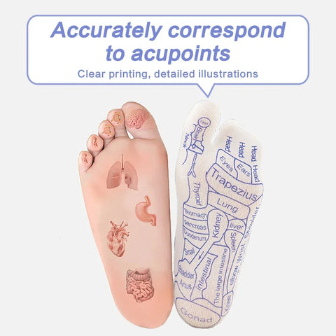 Foot Massage Acupressure Socks (SOCKS + STICK)