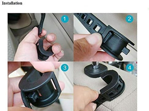 Multi-Functional Foldable Car Back Seat Organizer with Tray Table & Cup Holder