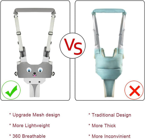 Handheld Learning Harness for Kids Adjustable Toddler Walking Safe Standing Baby