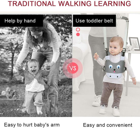 Handheld Learning Harness for Kids Adjustable Toddler Walking Safe Standing Baby