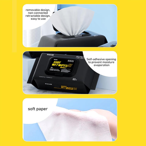 Instant Shine Shoe Cleaning Wipes