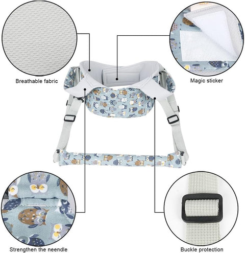 Handheld Learning Harness for Kids Adjustable Toddler Walking Safe Standing Baby
