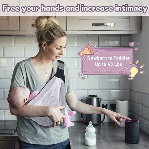 Adjustable Soft Baby Wrap ( Perfect Sling for New born )