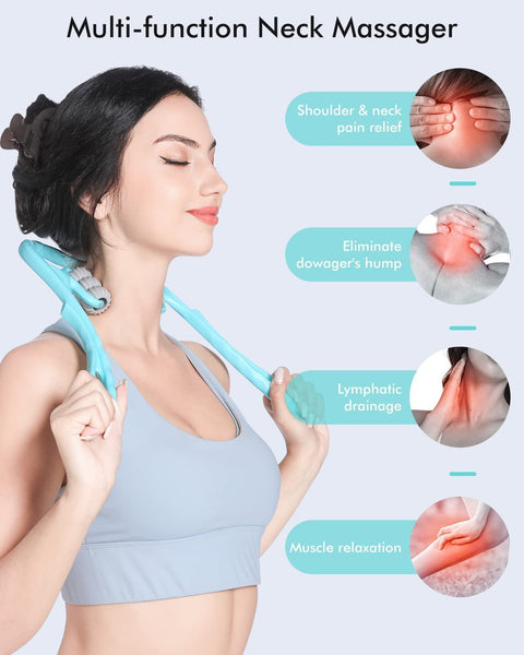 6-Wheel Neck Pressure Point Massager