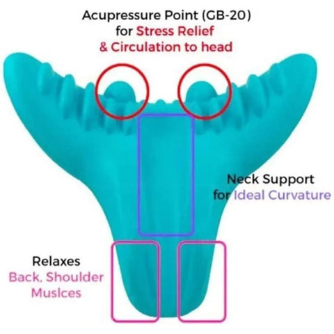 Acupressure Relaxer Pillow For Neck & Shoulder