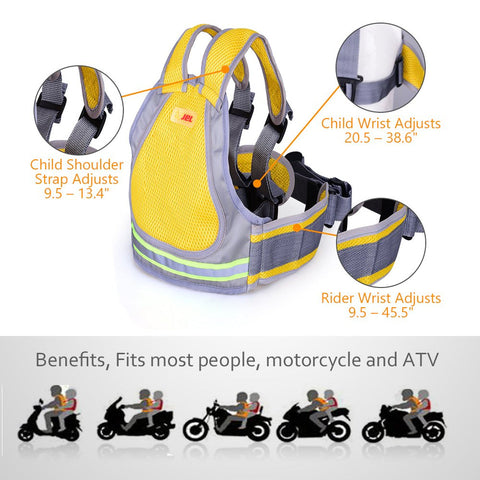 Premium Quality Adjustable Children's Safety Motorcycle Harness