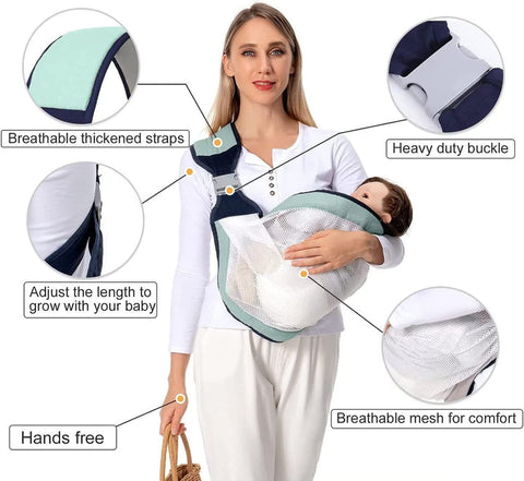 Adjustable Soft Baby Wrap ( Perfect Sling for New born )