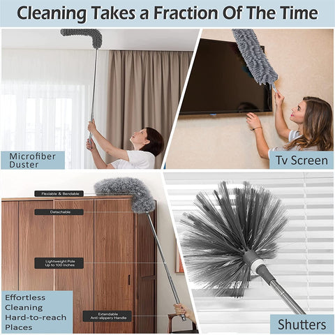 Duster Pro - Bendable & Extendable Fan Ceiling Duster