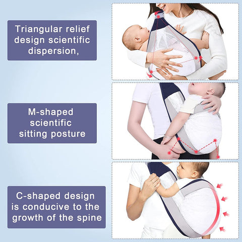 Adjustable Soft Baby Wrap ( Perfect Sling for New born )