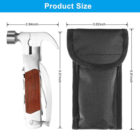 14-in-1 Stainless Steel Multitool Hammer – Your Ultimate Outdoor Companion