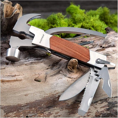 14-in-1 Stainless Steel Multitool Hammer – Your Ultimate Outdoor Companion