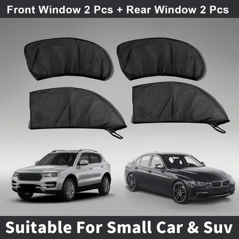 Universal Car Sunshade Curtain ( 4 Pcs )