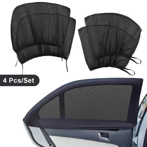 Universal Car Sunshade Curtain ( 4 Pcs )