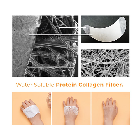 Water Soluble Collagen Film Mask Anti Wrinkles