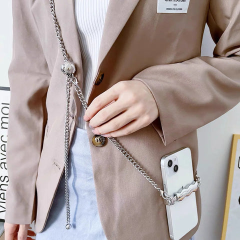 Adjustable Mobile Phone Crossbody Chain stand