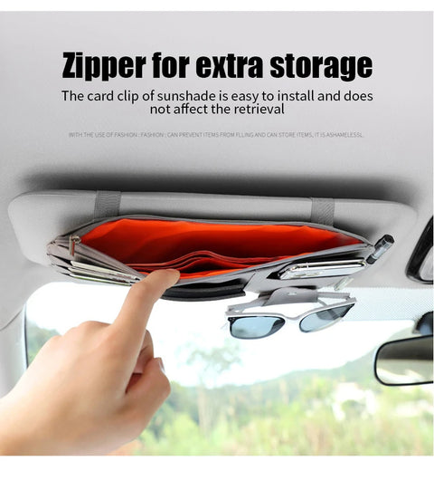 Car Sun Visor Organizer Multi-Pocket