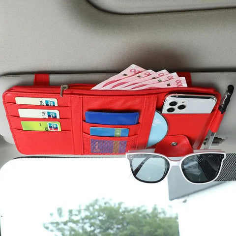 Car Sun Visor Organizer Multi-Pocket