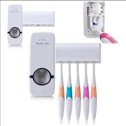 Automatic Tooth Paste & Brush Dispenser