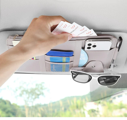 Car Sun Visor Organizer Multi-Pocket