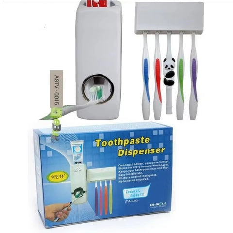 Automatic Tooth Paste & Brush Dispenser