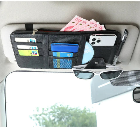 Car Sun Visor Organizer Multi-Pocket