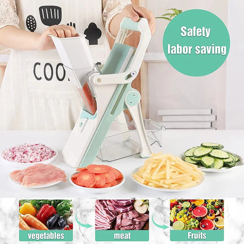Multifunctional Vegetable Chopper, Slicer, & Dicer