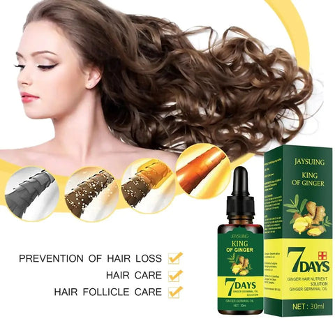 7 Days Ginger Hair Care Essential Oil