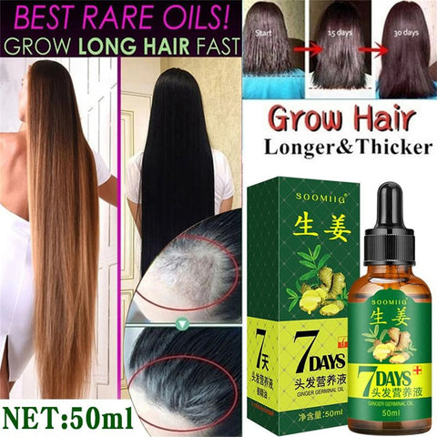 7 Days Ginger Hair Care Essential Oil
