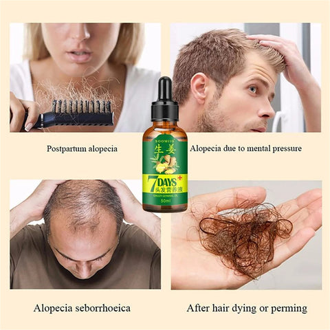 7 Days Ginger Hair Care Essential Oil