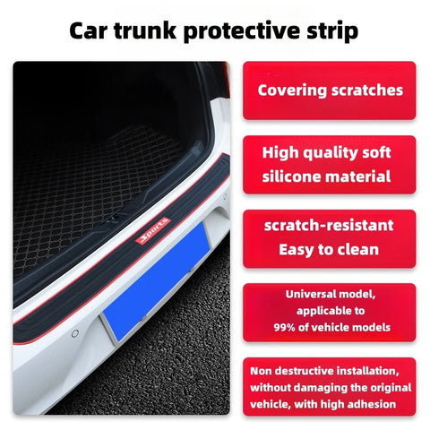 Car Rear Trunk Sill Bumper Guard
