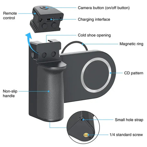 Universal Magnetic Phone Holder Grip