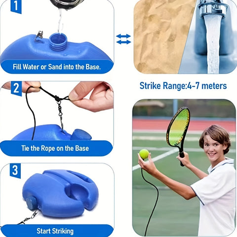 Solo Tennis Training Ball Set