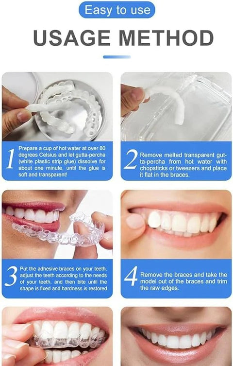 Silicone Imitation Braces Teeth Decoration Kits